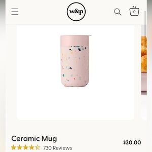 W&P ceramic mug 16 oz